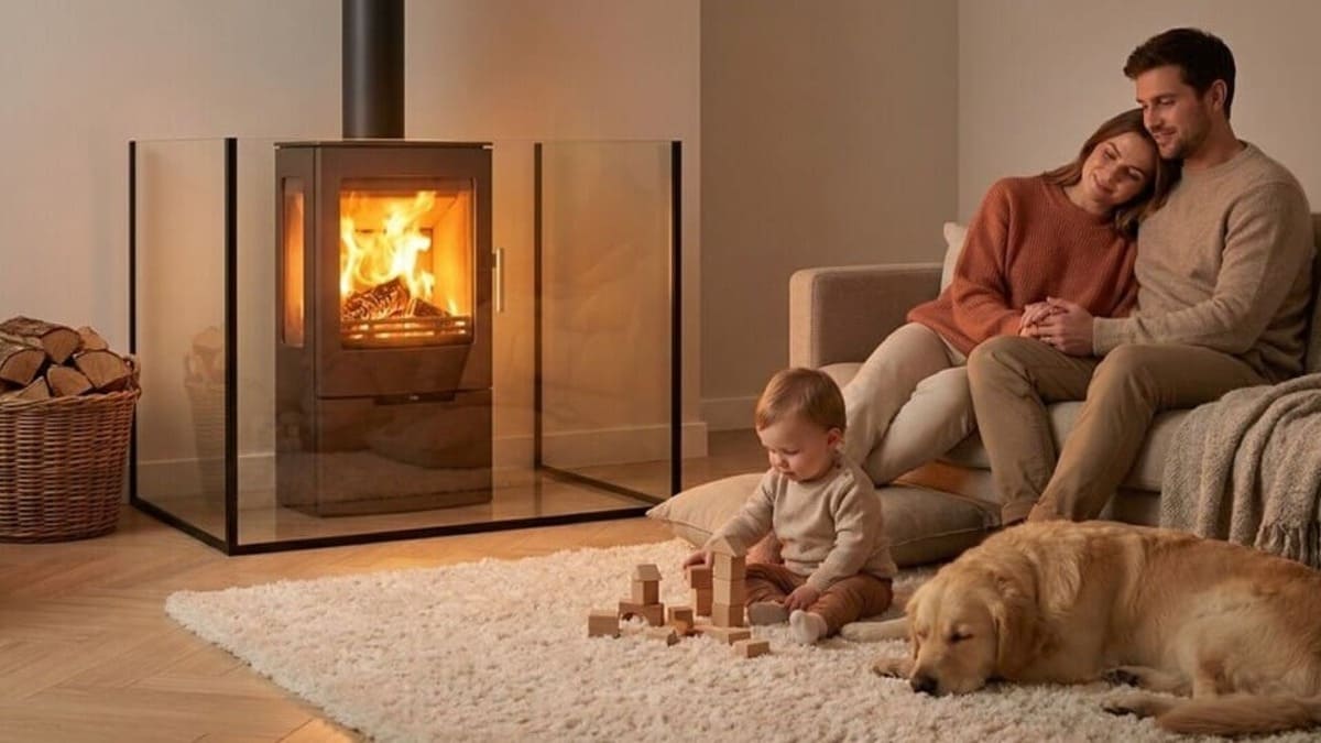 Pare-feu pour poêle à bois