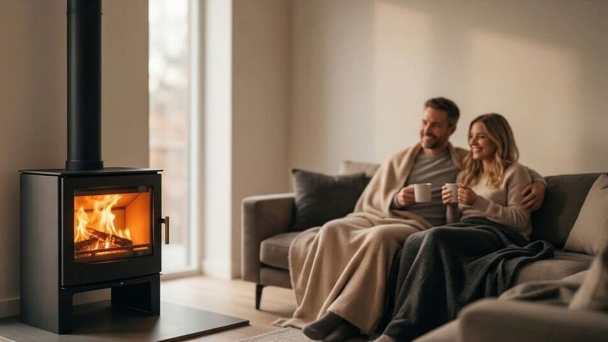 Raccordement d'un poêle à bois