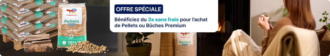 3 fois sans frais pellets