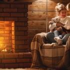 Cheminée à foyer ouvert