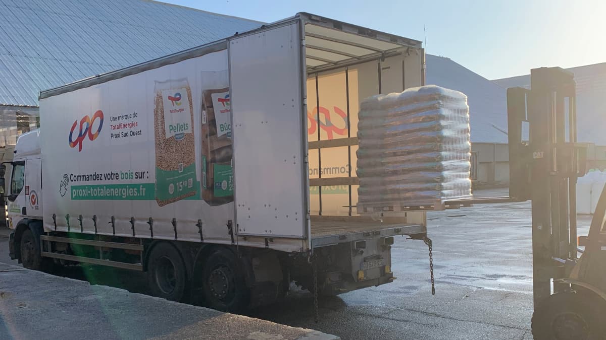 camion pellets TotalEnergies