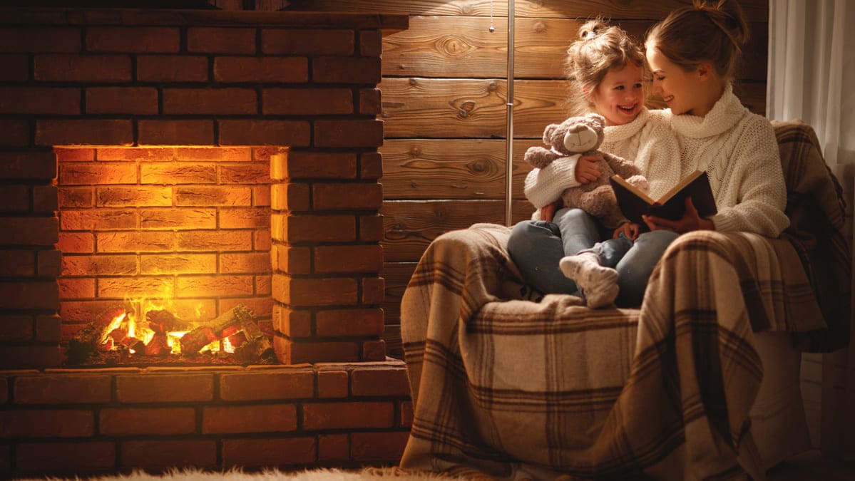 Cheminée à foyer ouvert