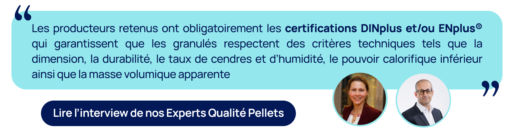 experts pellets certifications