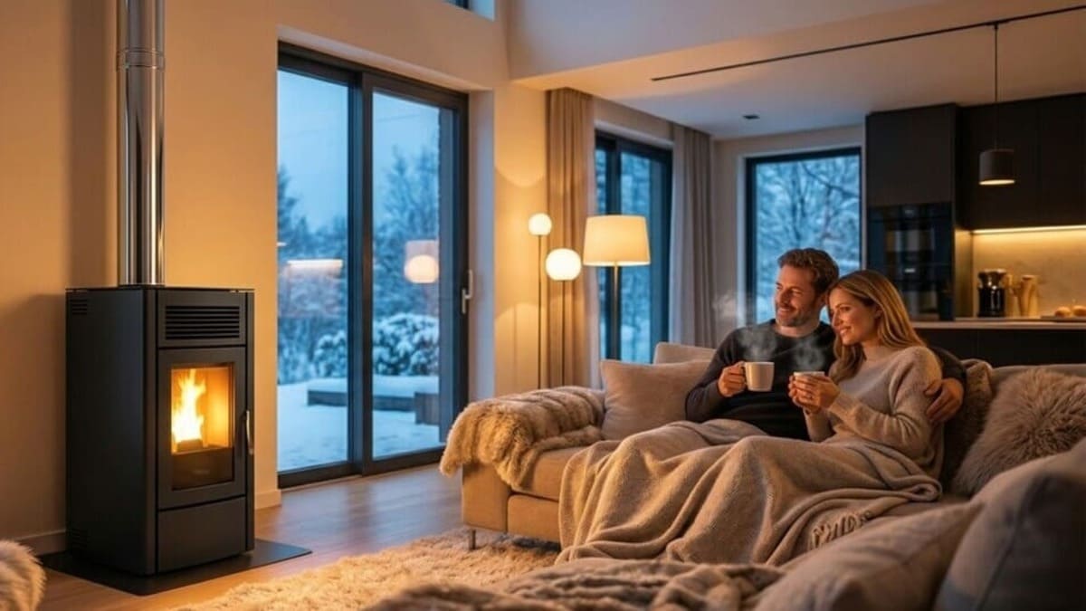 Conduit concentrique pour poêle à granulés