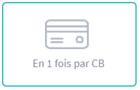 paiement une fois carte bancaire