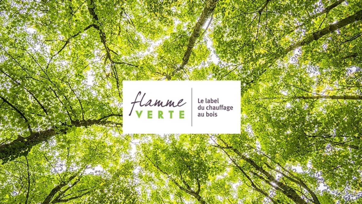 label flamme verte
